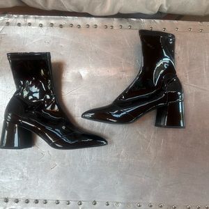 Steve Madden spellbound boot patent leather black 9.5
